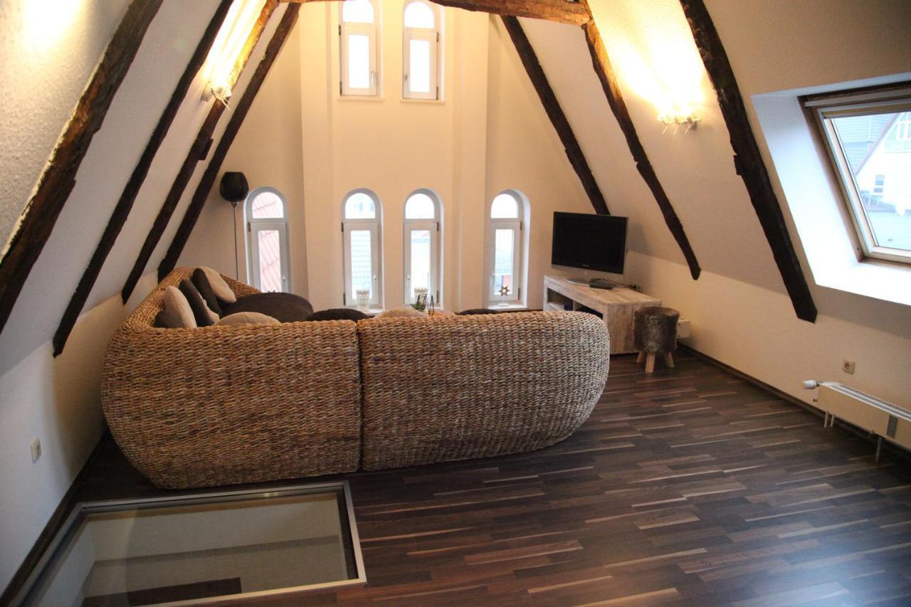 Wunderschoene Dachgeschoss - Maisonette Rostock Eksteriør billede